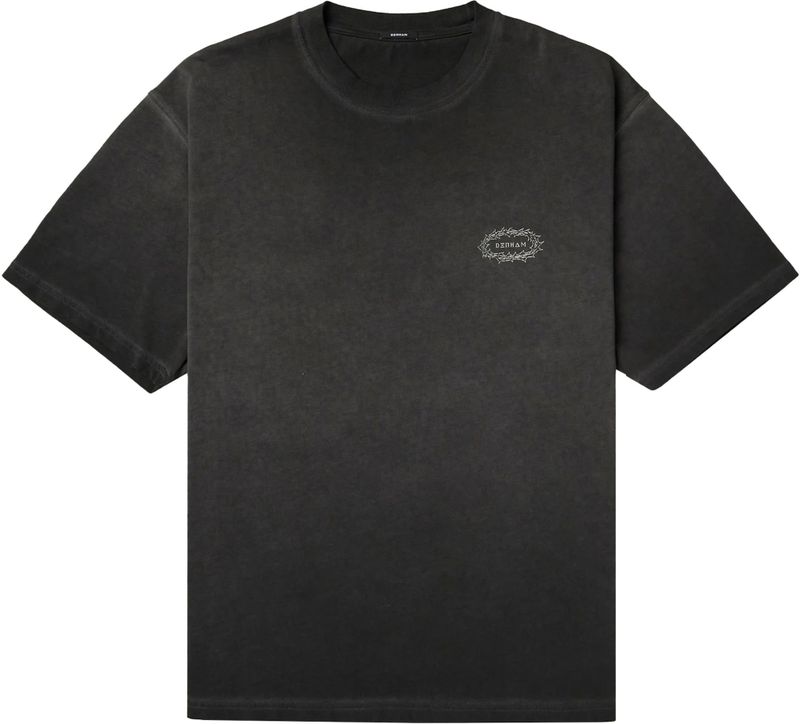 Denham - Objects - T-shirt - Zwart