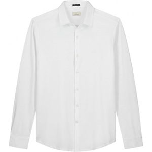 Dstrezzed Overhemd lange mouw wit (Maat: 2XL) - Effen