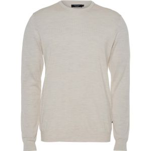 Matinique Heren trui ecru (Maat: M) - Effen - Halslijn: Ronde hals,