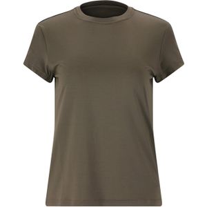 Athlecia Dames t-shirt groen (Maat: 36) - Effen - Halslijn: Ronde hals,