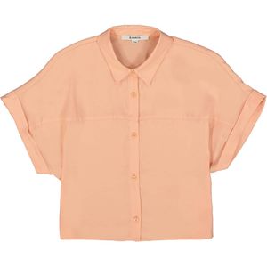 Garcia Blouse lange mouw oranje (Maat: 152) - Effen - Halslijn: Kraag,