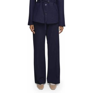 Moss Copenhagen MSCHFreylia broek blauw (Maat: XS) - Effen