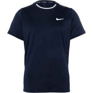Nike T-shirt blauw (Maat: 2XL) - Effen - Halslijn: Ronde hals,