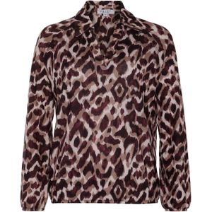 Enjoy Dames trui bordeaux (Maat: S) - Halslijn: Polokraag,