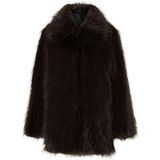 Selected Femme - BREA - Lange Jas - Imitatiebont - Regular Fit