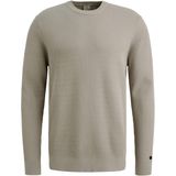 Cast Iron - Trui - Beige - Ronde Hals - Lange Mouw