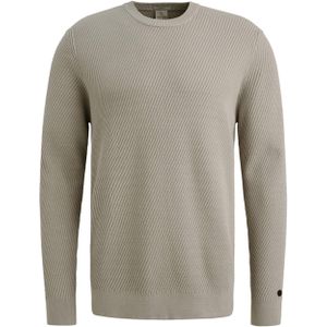 Cast Iron - Trui - Beige - Ronde Hals - Lange Mouw