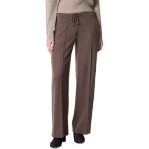 Rosner May_Wide_Leg_452 dames broek bruin (Maat: 42-32) - Mélange