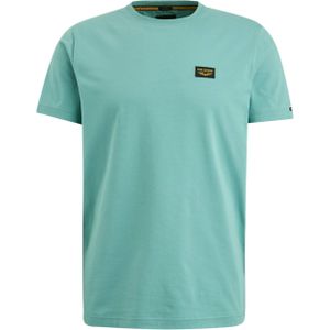 PME Legend T-shirt blauw (Maat: M) - Effen - Halslijn: Ronde hals,