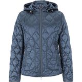 Betty Barclay - Outdoorjas - Blauw - Dames - Leer - Trendy met Afneembare Capuchon