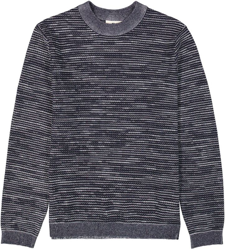 Garcia Heren trui blauw (Maat: S) - Effen - Halslijn: Ronde hals,