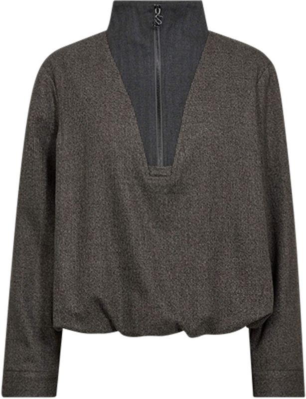 Mos Mosh - Mmsoleia Sisse Blouse Bluser - Grijs - Blouse