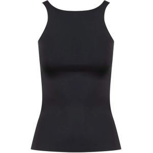 CC Heart Dames top zwart (Maat: 38) - Effen - Halslijn: Vierkante hals,