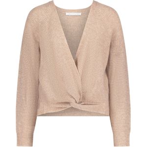 Betty en Co Dames trui beige (Maat: 36) - Mélange - Halslijn: V-hals,