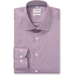 Olymp Level 5 Heren overhemd lange mouw paars (Maat: 42)