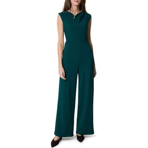 Rinascimento Cose Tuta dames jumpsuit groen (Maat: M) - Effen - Halslijn: Watervalhals,
