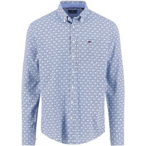Fynch Hatton - 15095600 - Overhemd - Gestippeld - Met Lange Mouwen