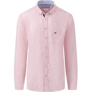 Fynch-Hatton Overhemd lange mouw roze (Maat: XL) - Effen