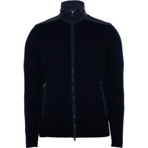 Paul & Shark Heren vest blauw (Maat: M) - Effen - Halslijn: Opstaande kraag,