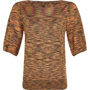 King Louie T-shirt multicolor (Maat: M) - Halslijn: Boothals,