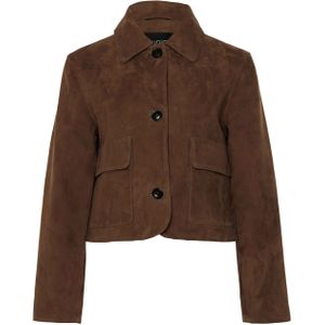 STUDIO AR - Leren Jack - Bruin