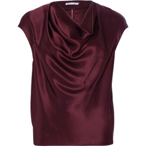 Ahlvar Gallery Top bordeaux (Maat: S) - Effen - Halslijn: Watervalhals,