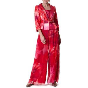 Sonia Peña Conu. chaq jumpsuit rood (Maat: 42) - Halslijn: V-hals,