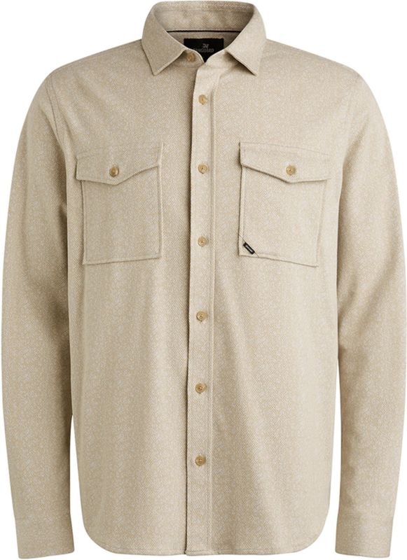 Vanguard Overhemd lange mouw beige (Maat: S)