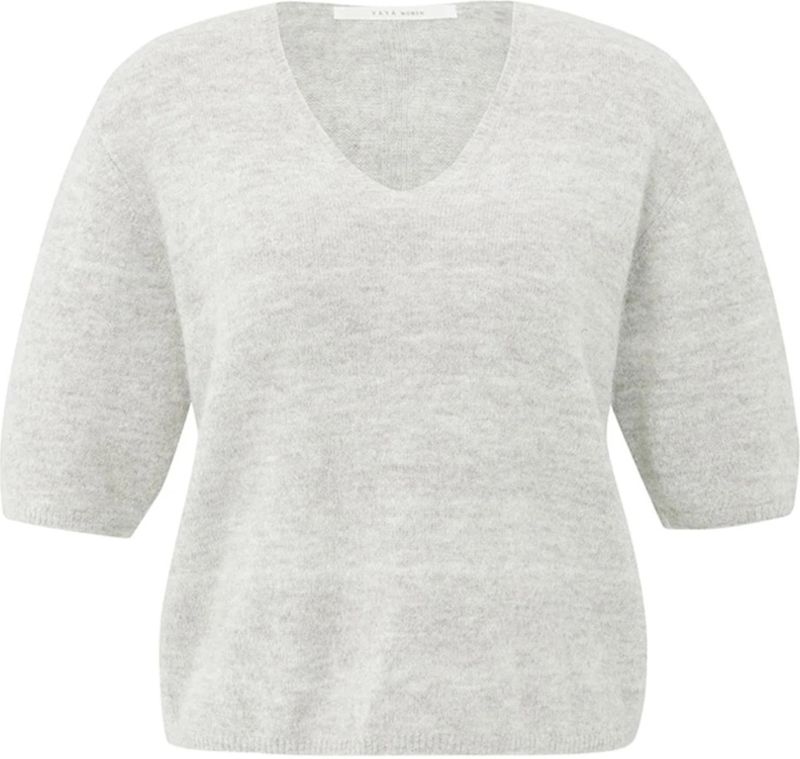 YAYA Pullover korte mouw 01-000522-510 Grijs