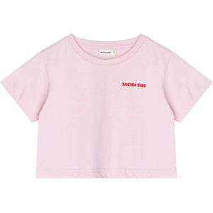 Jacky Sue T-Shirt roze (Maat: 116) - Fotoprint - Halslijn: Ronde hals,