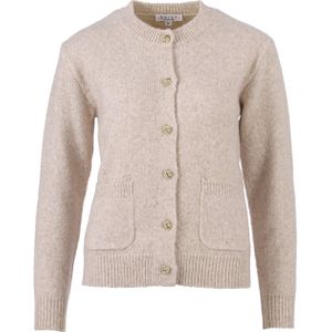 Enjoy - Vesten - Beige - Effen - Gebreid Vestje met Knot Knopen