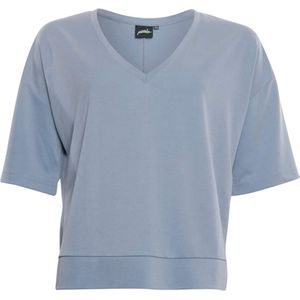 Poools T-shirt blauw (Maat: 40) - Halslijn: V-hals,