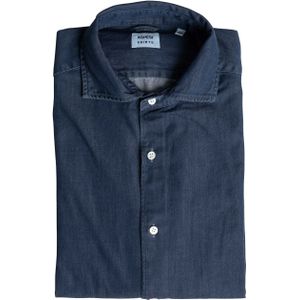 ASPESI Overhemd lange mouw blauw (Maat: 43) - Effen