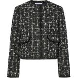 Y.A.S - Yasvalenda - Tweed Blazer - Zwart