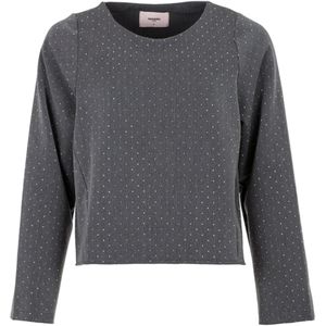 Freebird Top grijs (Maat: XS) - Halslijn: Ronde hals,