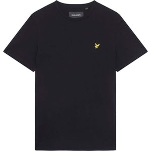 Lyle & Scott Heren t-shirt zwart (Maat: L) - Logo - Halslijn: Ronde hals,