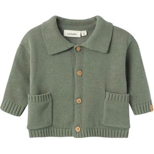 Lil' Atelier Trui groen (Maat: 74) - Baby