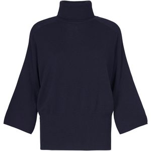 No man's land Coltrui  blauw (Maat: XL) - Effen - Halslijn: Col,