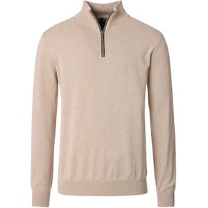Casa Moda - Halfzip Trui - Beige - Schipperstrui