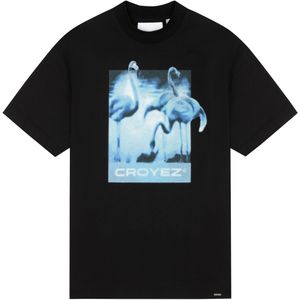 Croyez homme T-shirt zwart (Maat: XS) - Fotoprint - Halslijn: Ronde hals,
