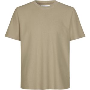 Samsøe Samsøe T-shirt groen (Maat: L) - Effen - Halslijn: Ronde hals,