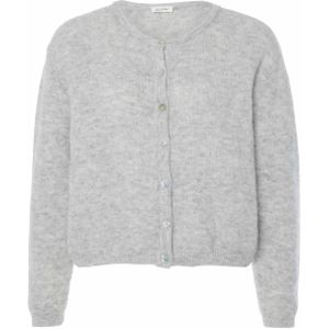 American Vintage Dames vest grijs (Maat: S) - Mélange - Halslijn: Ronde hals,