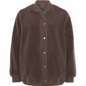 OPUS Dames jas bruin (Maat: 34) - Effen