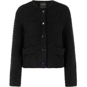 Marc Cain Vest zwart (Maat: 44) - Halslijn: Ronde hals,