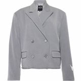 Alix The Label - Double Breasted Blazer - Grijs - Dames - Polyester