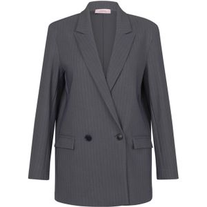 Studio Anneloes Dames blazer grijs (Maat: XS) - Streep