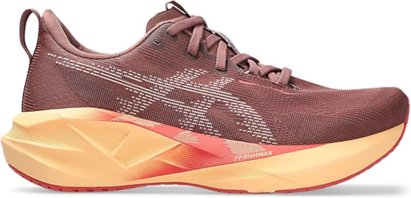 ASICS - Novablast 5 - Hardloopschoenen - Rubble Red/Fawn - FF BLAST PLUS ECO Foam