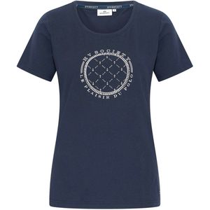 HV Society T-shirt blauw (Maat: 38) - Fotoprint - Halslijn: Ronde hals,