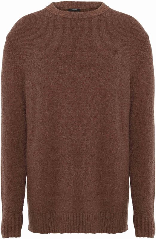 Denham - Crew-neck Sweater - Ecru - Lange Mouw