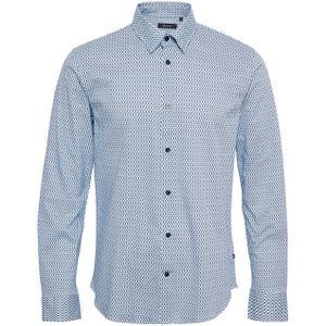 Matinique Overhemd korte mouw blauw (Maat: XL)